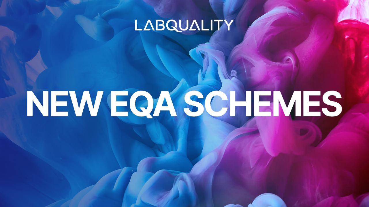 New EQA schemes for 2025